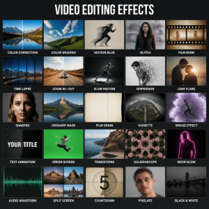 professional video editing effects pack